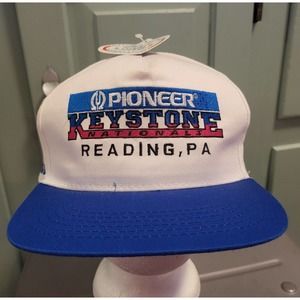 VTG 90s NHRA Racing 1995 Pioneer Keystone Reading PA Snapback Hat Cap NWT